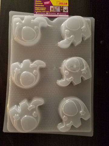 Jello Mold Plastic Molde Para Gelatina Temática Para Niños Huella Perro  Mascotas