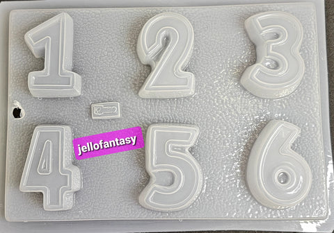 2440 y 2441 Molde Chico Numeros