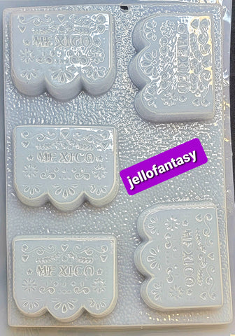 2501 Molde Chico Papel Picado