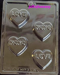 V179 Love, XO, Heart Cookie