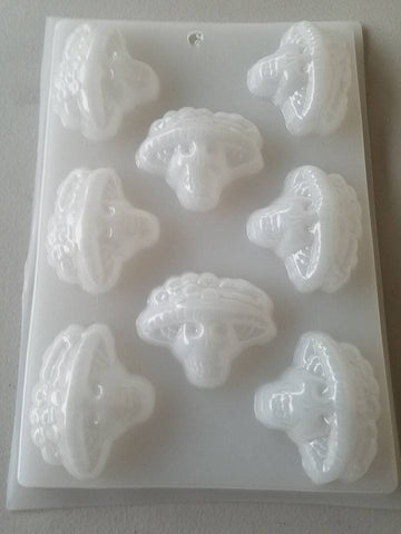 H-25 Molde Chico Halloween Catrina