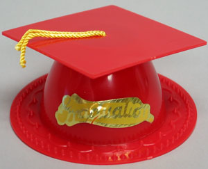 500285 Graduation Hat - Red
