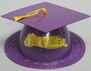 500286 Graduation Hat - Purple