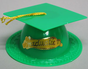500287 Graduation Hat - Green