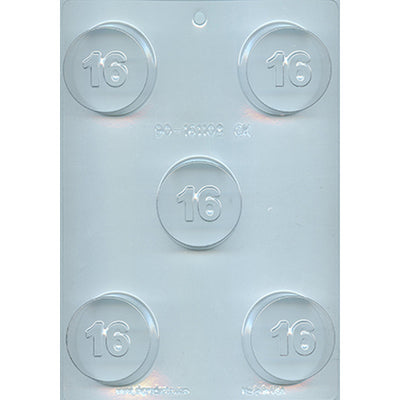 90-161108 NUMBER 16 SANDWICH COOKIE CHOCOLATE MOLD