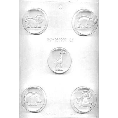 90-169101 ZOO ANIMALS ROUND SANDWICH COOKIE