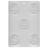 90-16604 FOOTBALL HELMET ROUND SANDWICH COOKIE