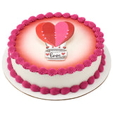 Cake topper san Valentín