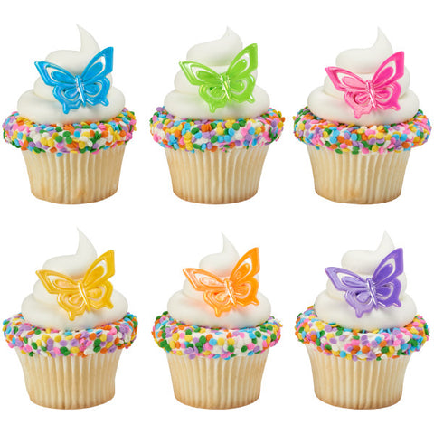 7894 Butterfly Cupcake Rings