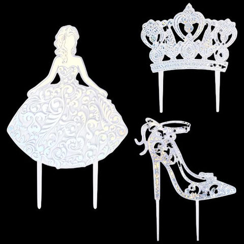 24825  Cake Kit Quinceañera Silver